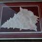 Vintage David Allgood Embossed Serigraph Conch Art Signed COA Framed 1982