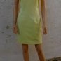 CYNTHIA STEFFE Yellow Jersey Dress 60s Style M