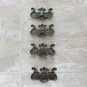 4 Antique Drawer Brass Handle Pulls