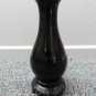 Antique Chinese Foochow Fuzhou Hand Painted Black Lacquered Wood Vase