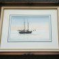Scott Kuhnly Sailing Boat Signed Serigraph Framed