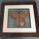 Antique Asian Chinese Coir Palm Leaf Rain Coat Baby Child Framed