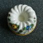 3 Italian Majolica Ceramic Pottery Mold Floral Italy Hand Painted Neiman Marcus