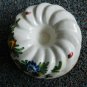3 Italian Majolica Ceramic Pottery Mold Floral Italy Hand Painted Neiman Marcus