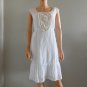 SONOMA White Peasant Country Dress with Lace L XL
