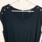Ralph Lauren Black Jersey Jumpsuit Cropped XL New