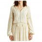Ralph Lauren Cream Eyelet Boho Peasant Jersey Dress S New