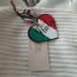 A.IDA Italian White Knit Cardigan High-Low L Italy New