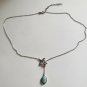 Sterling Silver Larimar Honu Turtle Necklace Made In Hawaii New