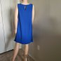 DKNY Royal Blue Pleated Cocktail Dress sz 10 New