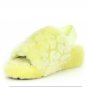 UGG&Acirc;&reg; Fluff Yeah Poppy Fur Slides Pollen Color sz 9 40 New