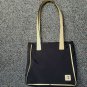 BALLY Black Nylon Yellow Leather Bag New