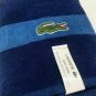LACOSTE Crocodile Logo Bath Beach Towel Blue New