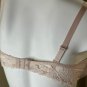 KAPREEZA Roma Cappuccino Lace Push-Up Bra with Removable Pads 34DD 34E New
