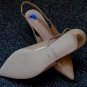 Kate Spade Shiloh Slingback Shoes Heels Nude Beige 8 New