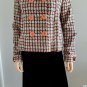 VERTIGO Paris Plaid Tweed Jacket Coat M New $260