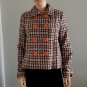 VERTIGO Paris Plaid Tweed Jacket Coat M New $260