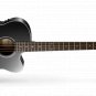 AB850F-BK Acoustic Bass Series electric Acoustic bass guitar, black, Cort