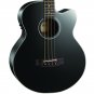 AB850F-BK Acoustic Bass Series electric Acoustic bass guitar, black, Cort