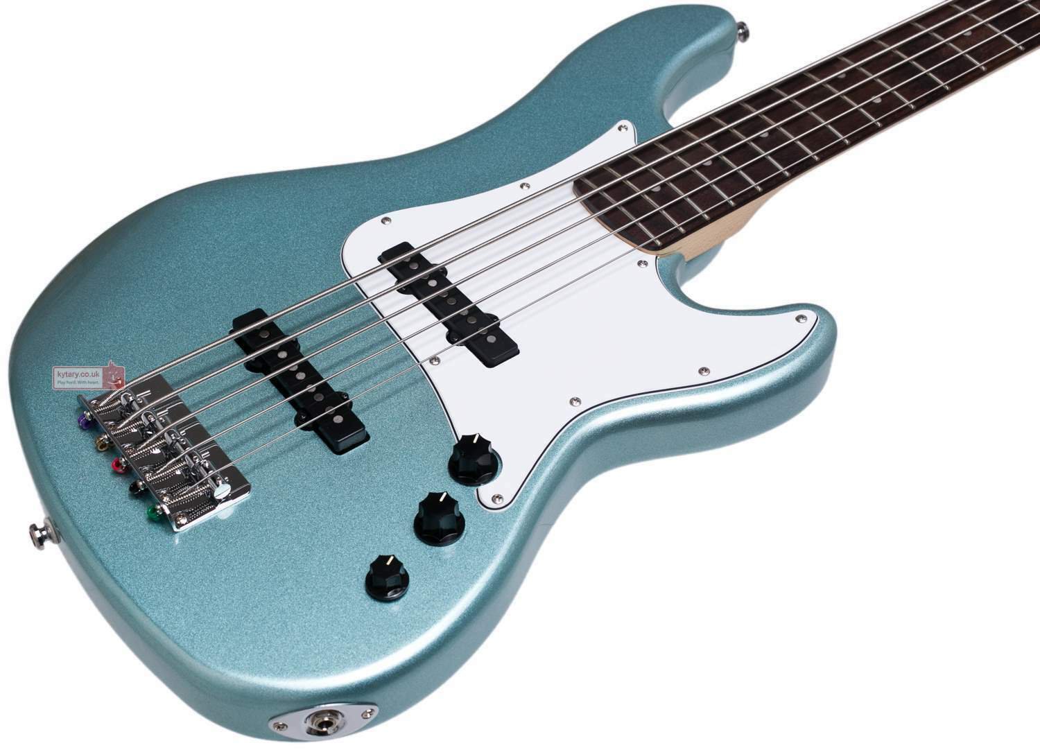 Cort GB Series Bass guitar, 5string, GB55JJSPG. blue