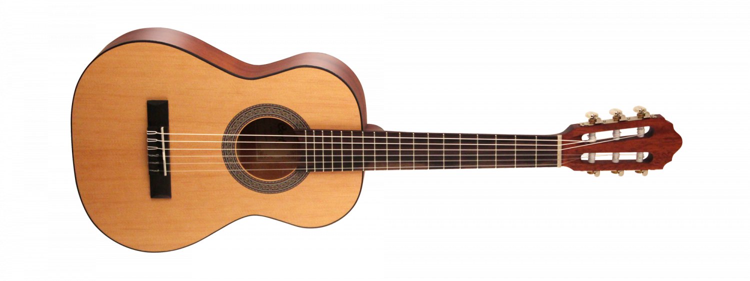 AC50-OP Classic Series Classical Guitar with Case, 1/2 Size, Matt, Cort