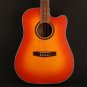AD890CF-LVBS Standard Series Electric Acoustic Guitar, Cutout, Sunburst, Cort