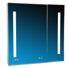AQUADOM SIGNATURE ROYALE Mirror Glass Cabinet 3D LED Color Temperature Lights- 30x30x5