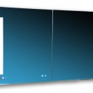 AQUADOM SIGNATURE ROYALE Mirror Glass Cabinet 3D LED Color Temperature Lights- 48x30x5