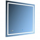 AQUADOM 30x30x1.5  Daytona 3D LED color lights cool/warm/mixed mirrors. Defogger/Dimmer/Clock