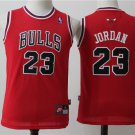 Youth Bulls #23 Michael Jordan red basketball jersey