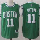 Men's Boston Celtics #11 Jayson Tatum Jersey Swingman Basketball Stitched Green