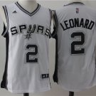 San Antonio Spurs 2 Kawhi Leonard White Basketball Jersey
