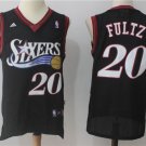 Men's Philadelphia 76ers #20Markelle Fultz basketball jersey Black