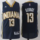 Men's Indiana Pacers #13 Paul George Jersey Basketball Black Jerseys