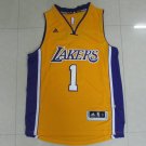 DAngelo Russell #1 Los Angeles Lakers Basketball Shirt NBA Swingman Jersey