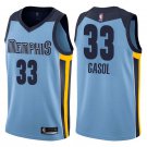 Mens, Memphis Grizzlies #33 Marc Gasol swingman basketball jersey blue