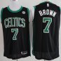 Mens,Boston Celtics #7 Jaylen Brown Swingman Basketball Jersey black