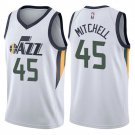 Mens, New Utah Jazz #45 Donovan mitchell swingman basketball jersey white
