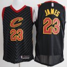 Mens, Cleveland Cavaliers 23# LeBron James black basketball stitched jersey