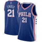 Mens,New Philadelphia 76ers #21 Joel Embiid swingman basketball jersey blu