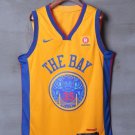 Mens  Golden State Warriors 35 Kevin Durant Jersey Yellow the Bay