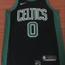 Mens  Boston Celtics 0 Jayson Tatum Jersey Black Fanatics Swingman