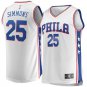 Mens 25 Ben Simmons Jersey White Philadelphia 76ers Fanatics