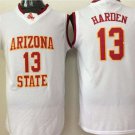 MENS   College Arizona State Sun Devils #13 Jerseys Basketball Men James Harden White