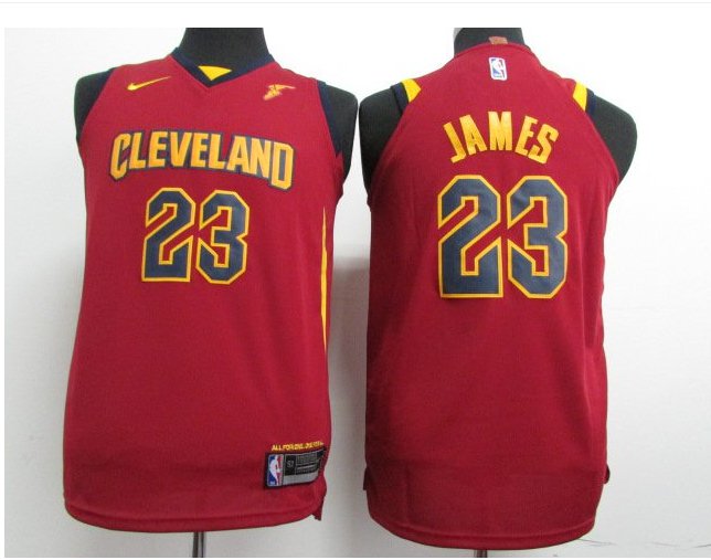 Youth lebron James jersey red