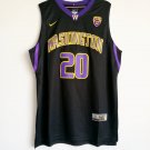Men's Washington Huskies Markelle Fultz #20 black College Basketball jersey