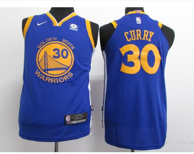 youth stephen curry jersey blue