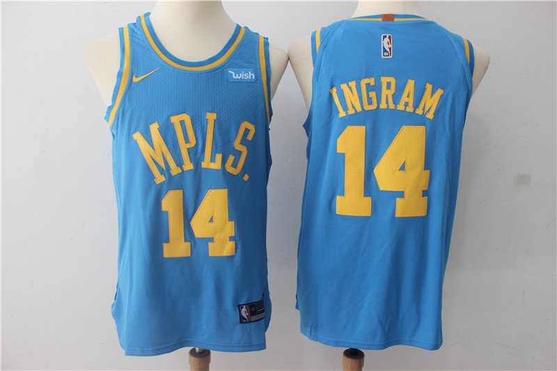 Mens 14 Brandon Ingram Stitched Jersey