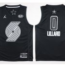 Men's damian lillard all star Blazers jersey black
