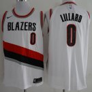 Men's damian lillard Blazers jersey white